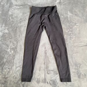 Fegari Activewear Workout Seamless Black Legging Pants Women's Size L